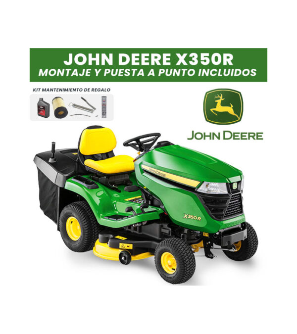 Tractor cortacésped John Deere X350R 27HP 107cm